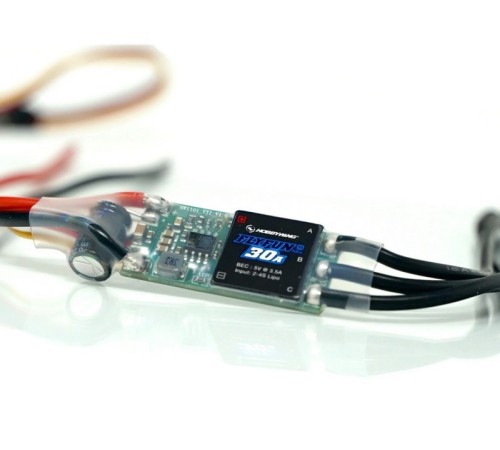 Бесколлекторный регулятор Hobbywing Flyfun-30A-Mini-V5 (30A-45A, Aircraft)