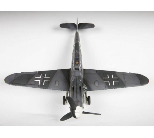 Сборная модель ZVEZDA Немецкий истребитель Мессершмитт BF-109G6, 1/48