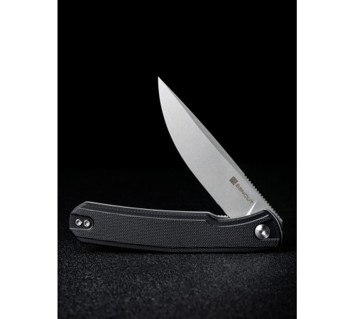 Складной нож SENCUT Scitus D2 Steel Gray Stonewashed Handle G10 Black