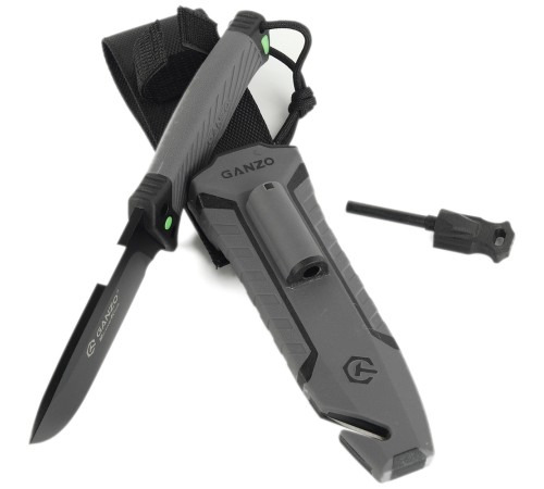 Нож Ganzo G8012V2-GY с паракордом