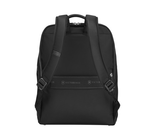 Рюкзак VICTORINOX Victoria Signature Deluxe Backpack, черный, нейлон/кожа, 32x18x39 см