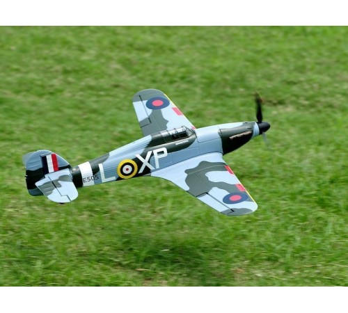 Радиоуправляемый самолет Top RC Hurricane зеленый 750мм 2.4G 4-ch LiPo RTF