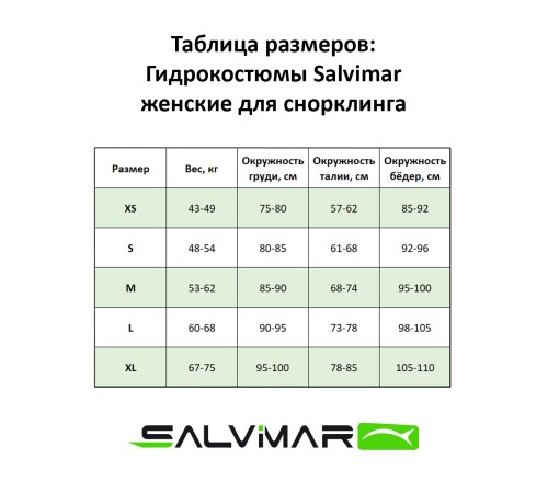 Гидрокостюм женский Salvimar Portofino long lady, 3мм, L