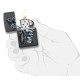 Зажигалка ZIPPO Wolf Skull с покрытием Iron Stone™, латунь/сталь, серая, матовая, 38x13x57 мм