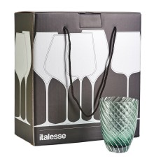 Стаканы сервировочные Italesse Vertigo Tumbler Green 2 шт