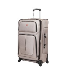 Чемодан WENGER SION, светло-серый, полиэстер 750x750D добби, 46x29x80 см, 90 л