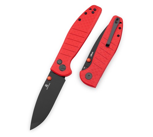 Нож Bestechman Goodboy сталь D2, рукоять G10 красная