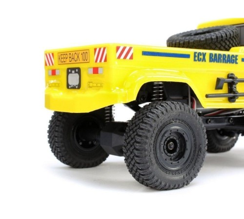 Краулер ECX 1:24 Scaler Crawler Barrage UV 4WD, электро, RTR (желтый)