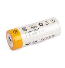 Аккумулятор SKYWOODS 26650, 5000mAh, 1000 циклов перезарядки