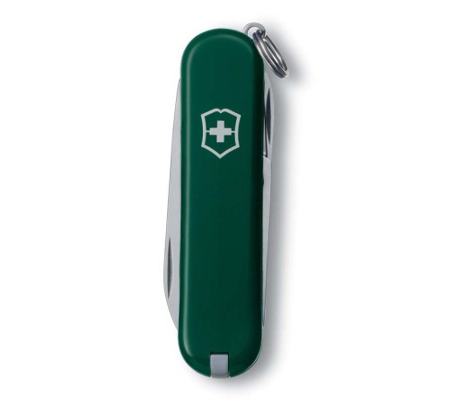 Нож-брелок VICTORINOX Classic SD, 58 мм, 7 функций, зелёный