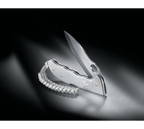 Нож охотника VICTORINOX Hunter Pro M Alox 130 мм, 4 функции, с фиксатором лезвия, серебристый