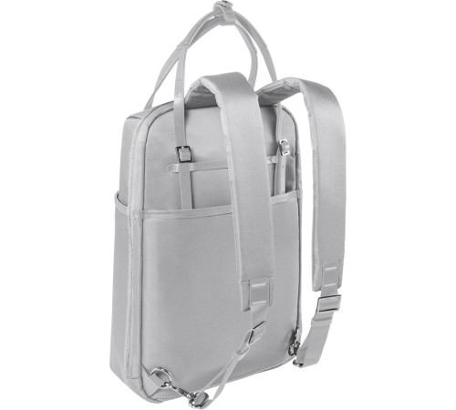 Сумка-рюкзак VICTORINOX Victoria Harmony 15,6'', серебристая, нейлон/кожа/микрозамша, 28x13x41 см