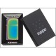 Зажигалка ZIPPO Slim® с покрытием Spectrum™, латунь/сталь, разноцветная, глянцевая, 29x10x60 мм