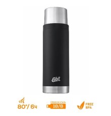 Термос Esbit MAJORIS VF1000SC-BK, из нержавеющей стали с двойной крышкой, черный, 1.0 л