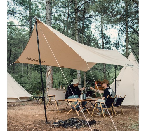 Стойка для тента Naturehike NH20PJ040 алюминиевый сплав 2.4 м, 4 секции, цвет черный, 6927595782538