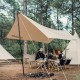 Стойка для тента Naturehike NH20PJ040 алюминиевый сплав 2.4 м, 4 секции, цвет черный, 6927595782538