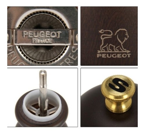 Мельница механическая для соли Peugeot Paris Chocolate 12 см