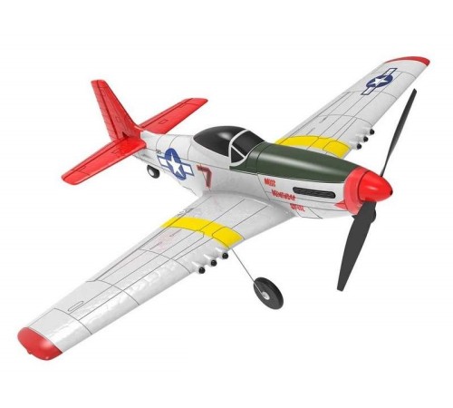 Радиоуправляемый самолет Volantex RC P51D 400мм (синий) 2.4G 4ch LiPo RTF with Gyro