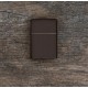 Зажигалка ZIPPO Classic с покрытием Brown Matte, латунь/сталь, коричневая, матовая, 38x13x57 мм