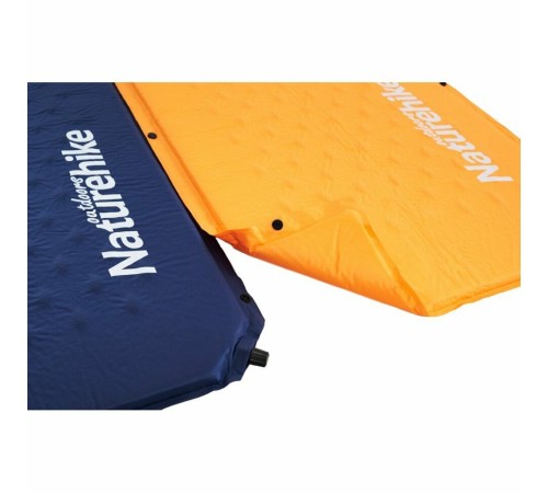 Коврик для сна Naturehike NH15Q002-D   надувной с подушкой желтый, 6927595782576