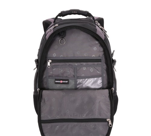 Рюкзак SWISSGEAR, 15'' , чёрный/серый, полиэстер 900D, 35х23х48 см, 39 л