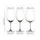 Набор из 3-х бокалов Riedel Veritas Red Wine Tasting Set.
