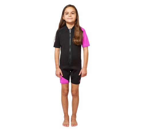 Детский гидрокостюм Salvimar Aquatic, 2 мм, розовый, L, на 12-14 лет