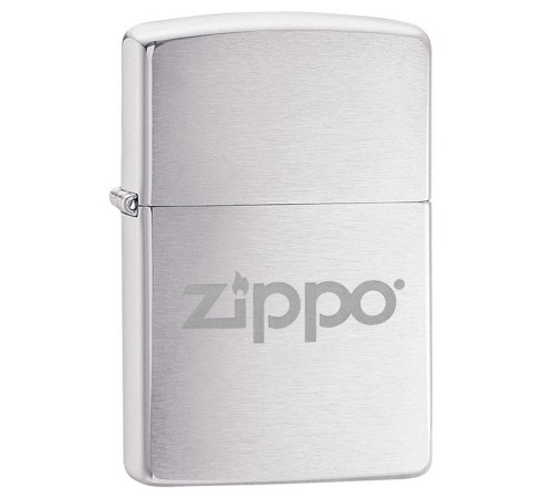 Подарочный набор ZIPPO: фляжка 89 мл и зажигалка, латунь/сталь, серебристый, в коробке с подвесом