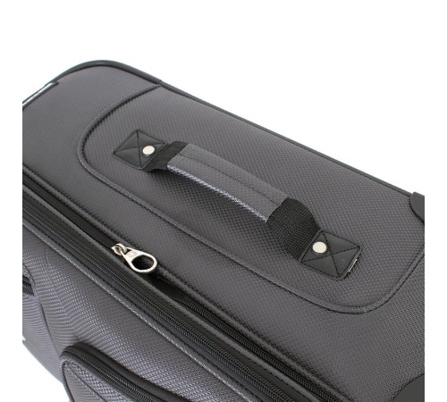 Чемодан WENGER SION, серый, полиэстер 750x750D добби, 37x22x60 см, 35 л