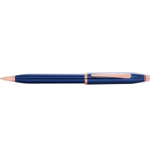 Шариковая ручка Cross Century II Translucent Cobalt Blue Lacquer