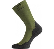 Носки Lasting WHI699, wool+polypropylene, зеленый /серый, размер М, WHI699-M