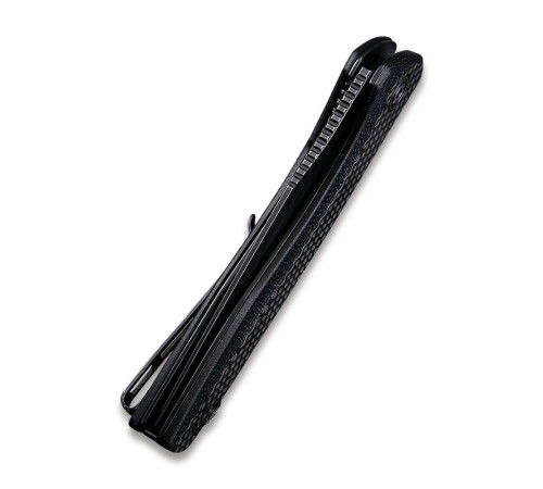 Складной нож CIVIVI Baklash 9Cr18MoV Steel Black Stonewashed Handle G10 Black Carbon