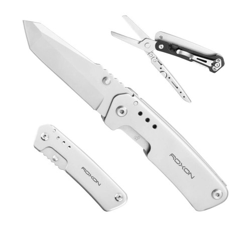Нож многофункциональный Roxon KS KNIFE-SCISSORS, металлический S501
