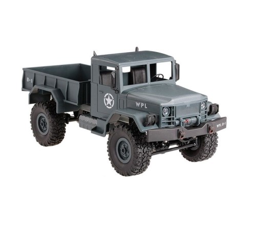 Радиоуправляемая машина WPL B-14R военный грузовик (серый) 1/16 2.4G RTR