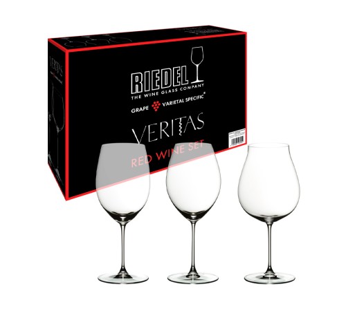 Набор из 3-х бокалов Riedel Veritas Red Wine Tasting Set.