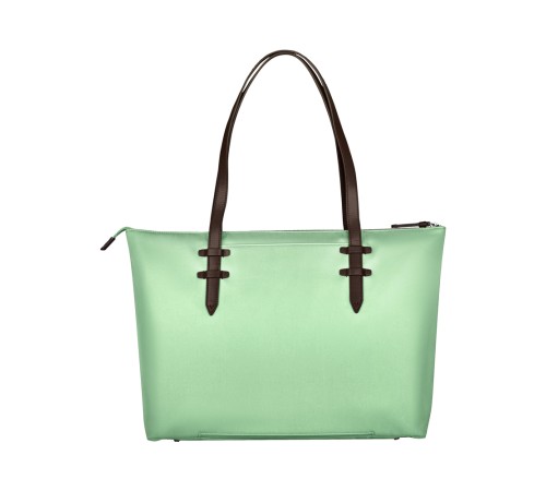 Сумка VICTORINOX Victoria Deluxe Business Tote, мятная, нейлон/кожа/микрозамша, 47x15x31 см, 16 л