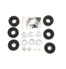 Комплект колес WPL 4WD, металллические диски, KIT