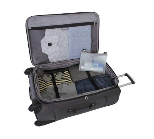 Чемодан WENGER SION, серый, полиэстер 750x750D добби, 46 x 29 x 80 см, 90 л