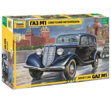 Сборная модель ZVEZDA Советский автомобиль Газ М1, 1/35