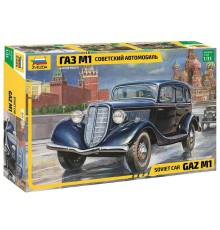 Сборная модель ZVEZDA Советский автомобиль Газ М1, 1/35