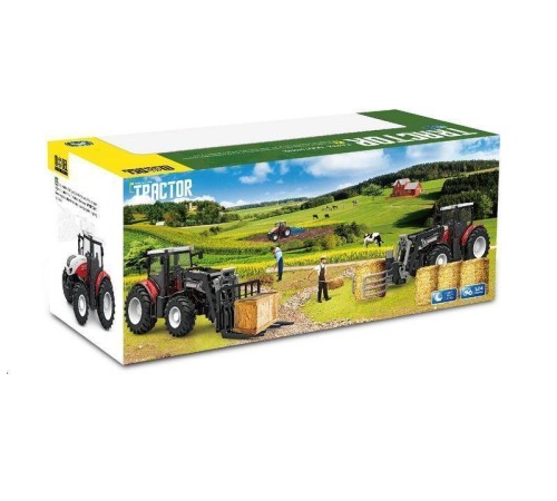 Р/У фермерский трактор Korody с погрузчиком тюков 1/24 2.4G 6CH RTR