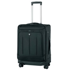 Чемодан VICTORINOX VX One VX 24 Dual-Caster, чёрный, нейлон 1000D/кожа, 42x30x63 см, 79 л