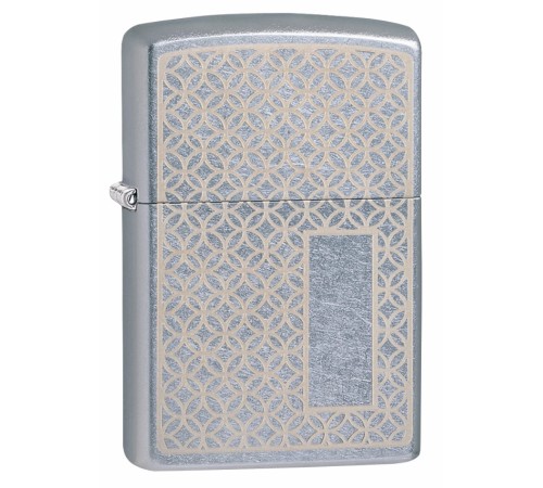 Зажигалка ZIPPO Classic с покрытием Street Chrome™, латунь/сталь, серебристая, матовая, 38x13x57 мм