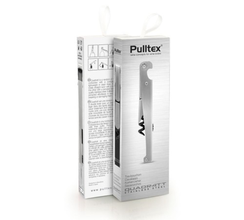 Штопор для вина Pulltex Quadratt Corkscrew Inox