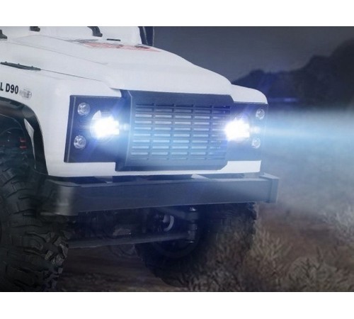 Радиоуправляемая машина MN MODEL англ. внедорожник Defender  D90 (серебристый) 4WD 2.4G 1/12 RTR