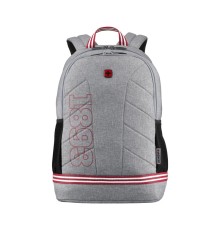 Рюкзак WENGER Collegiate Quadma 16”, серый, 100% полиэстер, 33х17х43 см, 22 л