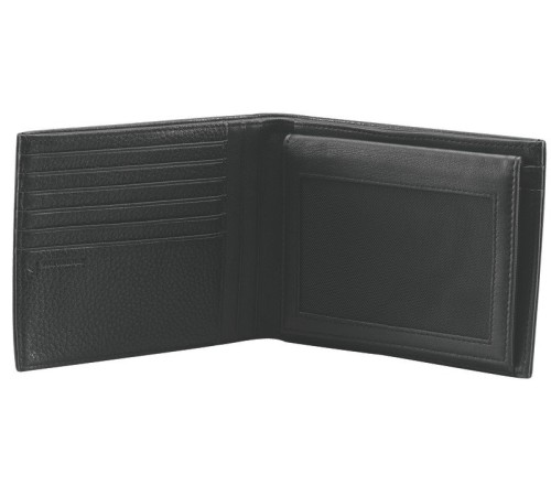 Портмоне VICTORINOX Altius 3.0 Innsbruck, чёрное, натуральная тиснёная кожа наппа, 13x2x10 см