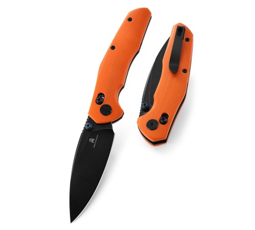 Нож Bestechman Ronan сталь 14C28N, рукоять G10 оранжевая