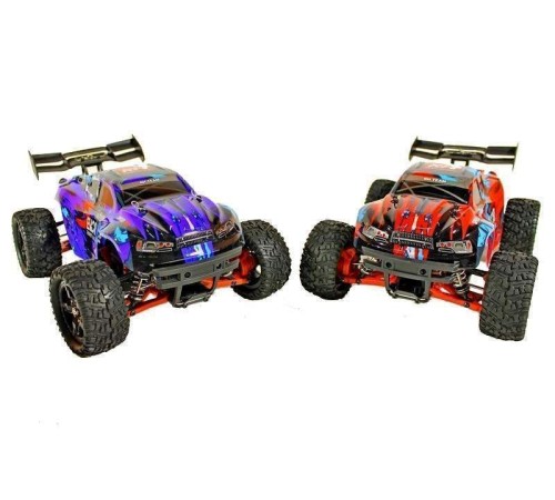Радиоуправляемая трагги Remo Hobby S EVO-R UPGRADE (синяя) 4WD 2.4G 1/16 RTR