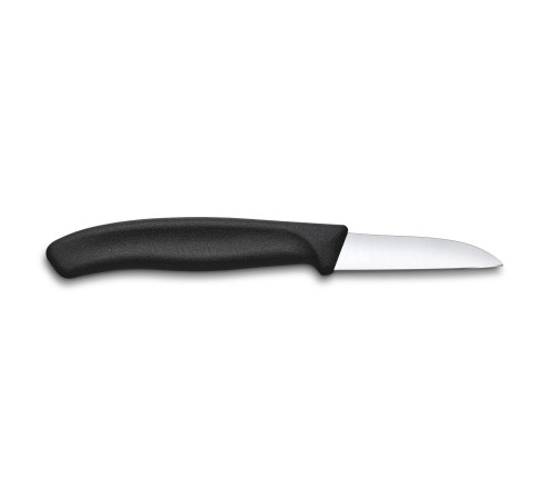 Нож для овощей и фруктов VICTORINOX SwissClassic с прямым лезвием 6 см, чёрный
